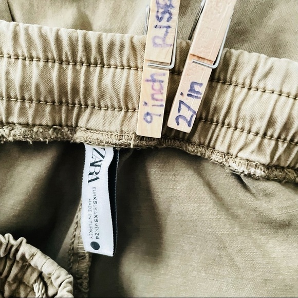 Zara tan pants nude color size Xs - Picture 5 of 5